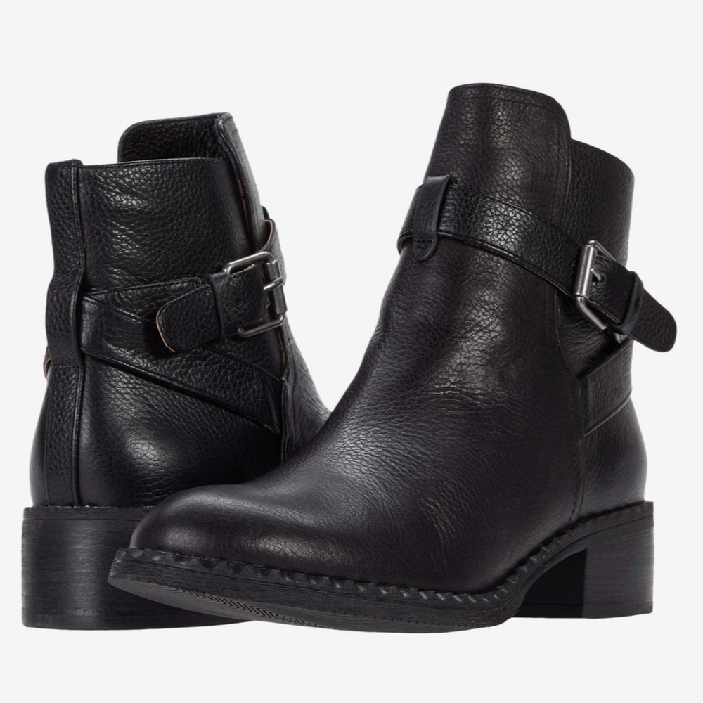 Gentle Souls by Kenneth Cole Women's Best Moto Buckle Strap Bootie, size 9.5